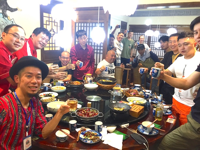 みんなで乾杯!