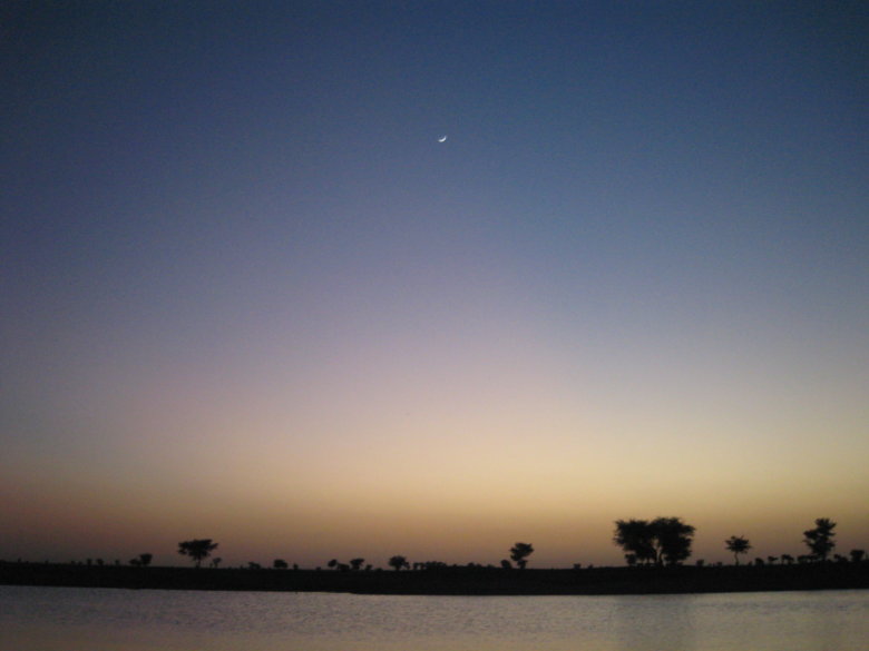 ジェンネの夕暮れ