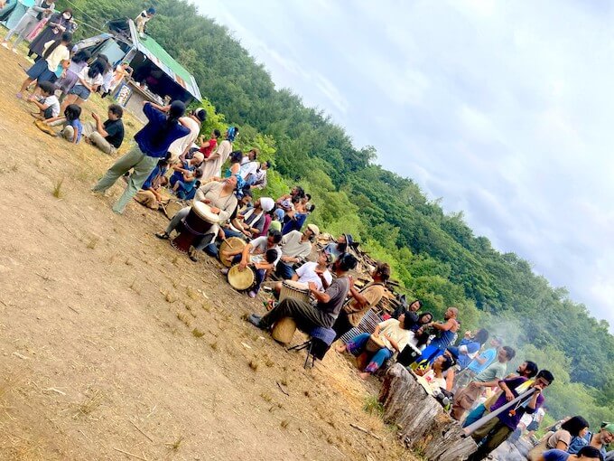 太鼓隊が運動会をまた盛り上げる